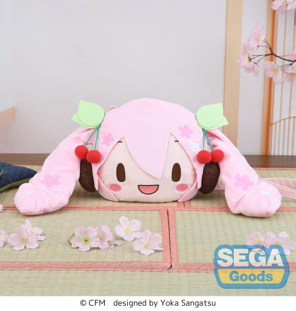 Character Vocal Series 01: Hatsune Miku fuwa petit Umhängetasche Sakura Miku Face (M)