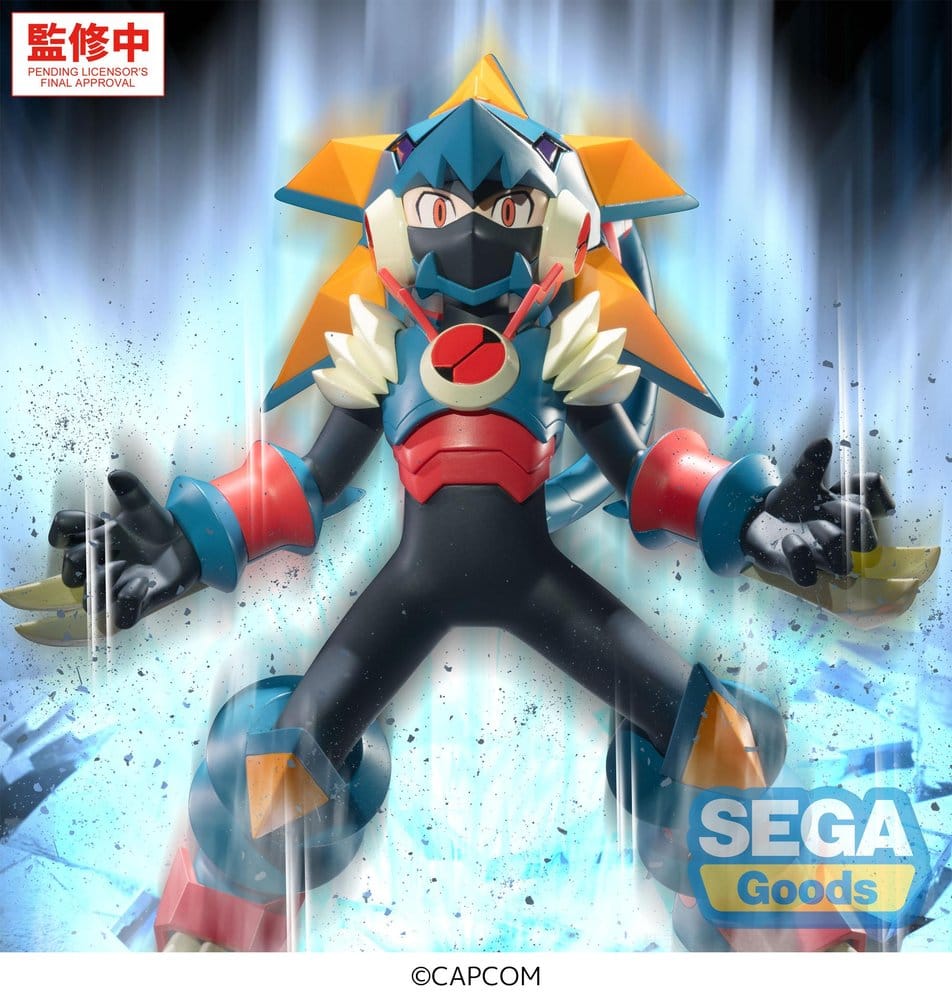 Mega Man Battle Network Luminasta PVC Figur Mega Man Gregar Beast 17 cm