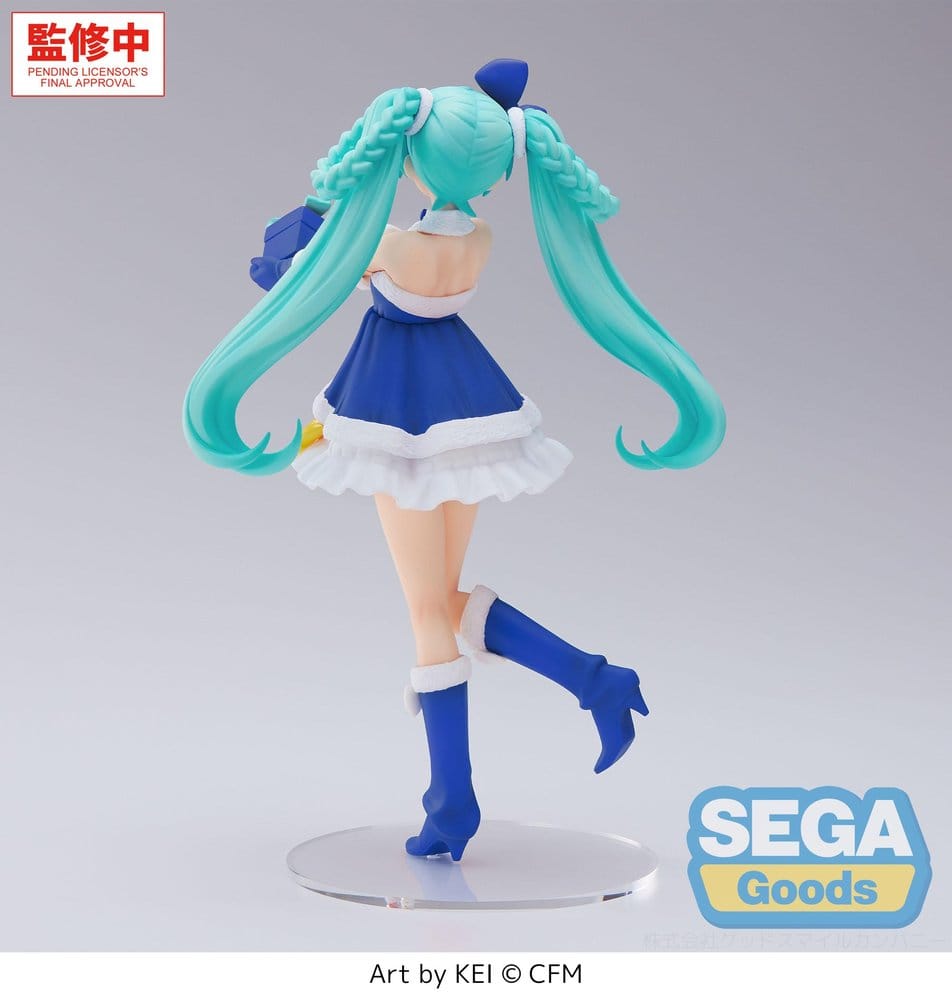 Character Vocal Series 01: Hatsune Miku High Premium PVC Figur Hatsune Miku Sapphire Christmas Ver. 21 cm