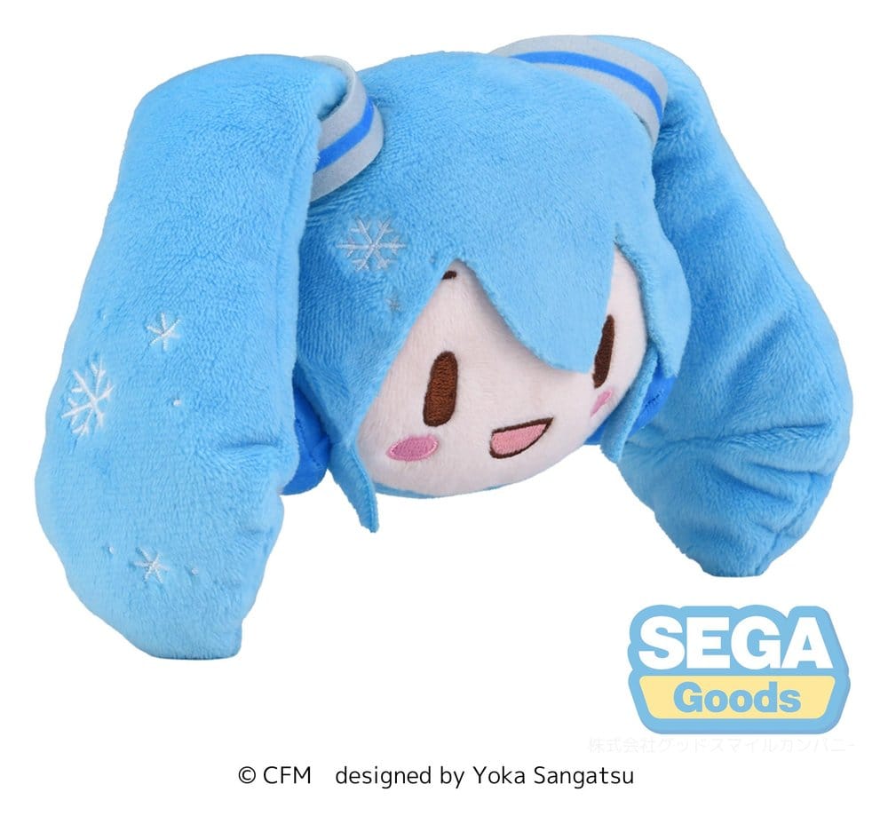 Snow Miku Fuwa Petit Plüschfigur Face Mascot