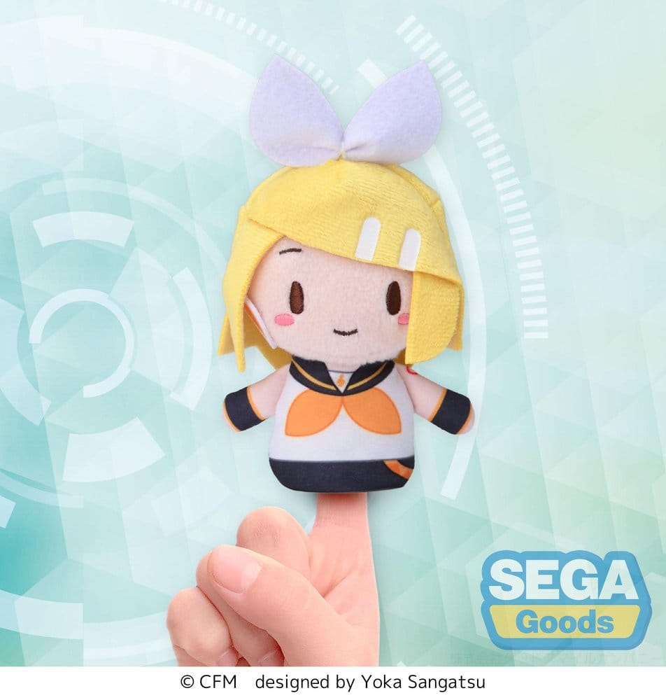 Kagamine Rin & Len Fuwa Petit Plüschfigur Kagamine Rin Finger Mascot 10 cm
