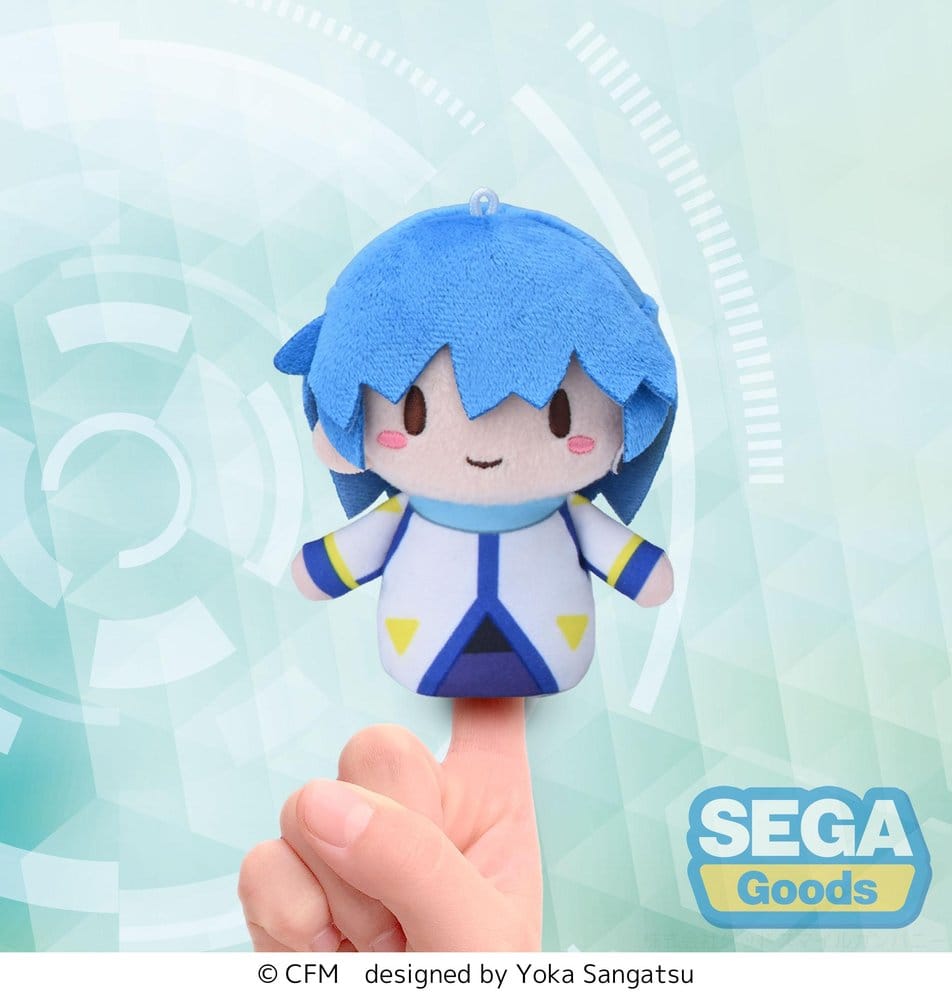 Vocaloid Fuwa Petit Plüschfigur Kaito Finger Mascot 10 cm
