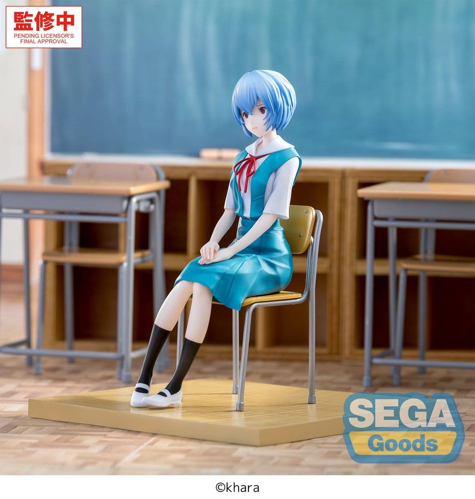 Evangelion: New Theatrical Edition XStellar PVC Figur Rei Ayanami Uniform Ver. 16 cm