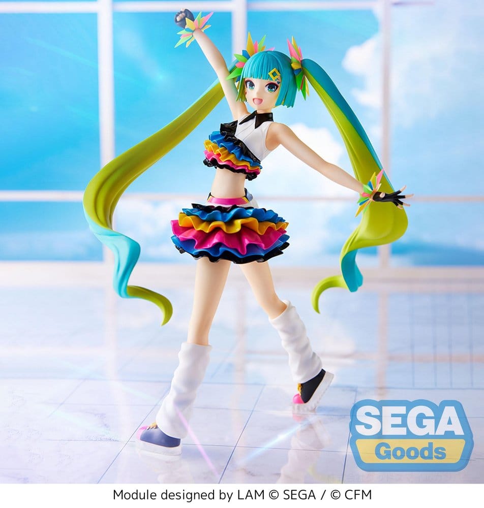 Hatsune Miku Project DIVA MEGA39's FIGURIZM PVC Figur Hatsune Miku - Catch the Wave 25 cm