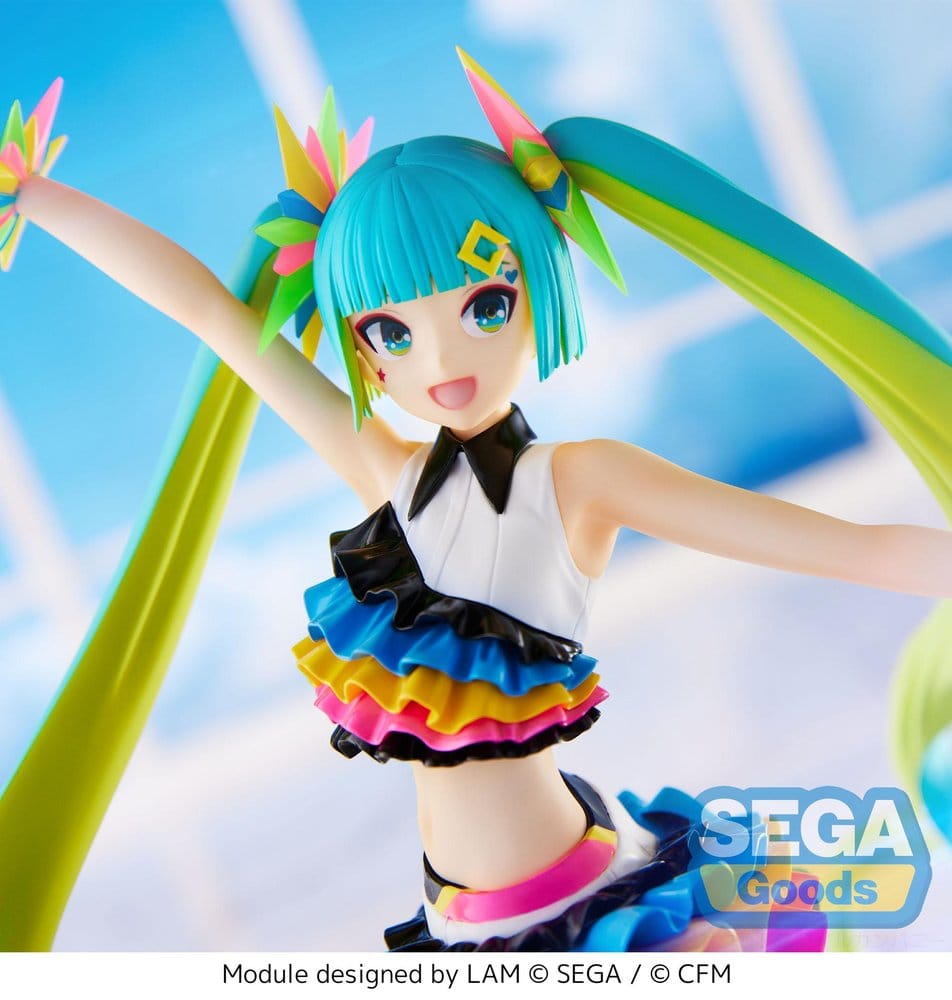 Hatsune Miku Project DIVA MEGA39's FIGURIZM PVC Figur Hatsune Miku - Catch the Wave 25 cm