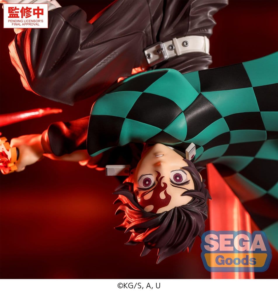 Demon Slayer: Kimetsu no Yaiba Luminasta PVC Figur Tanjiro Kamado Hinokami Kagura Setting Sun Transformation 15 cm