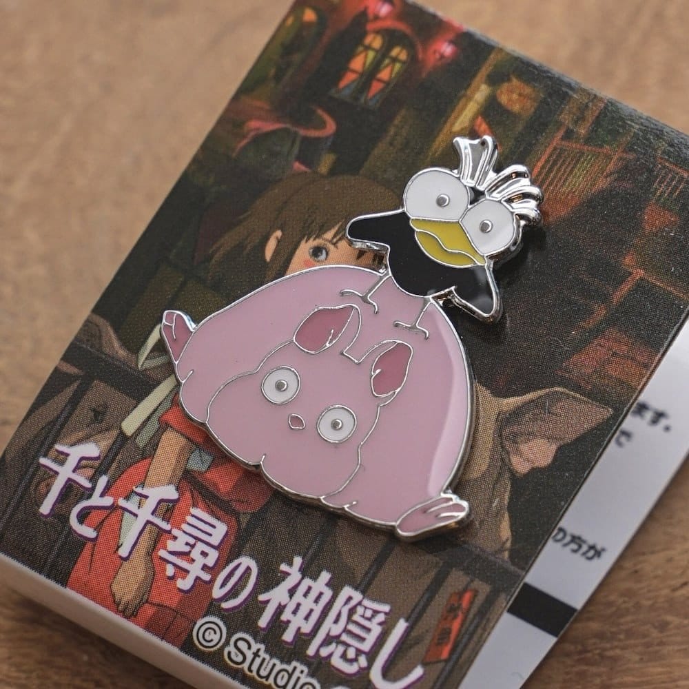 Chihiros Reise ins Zauberland Anstecker Fly Bird and Boh Mouse