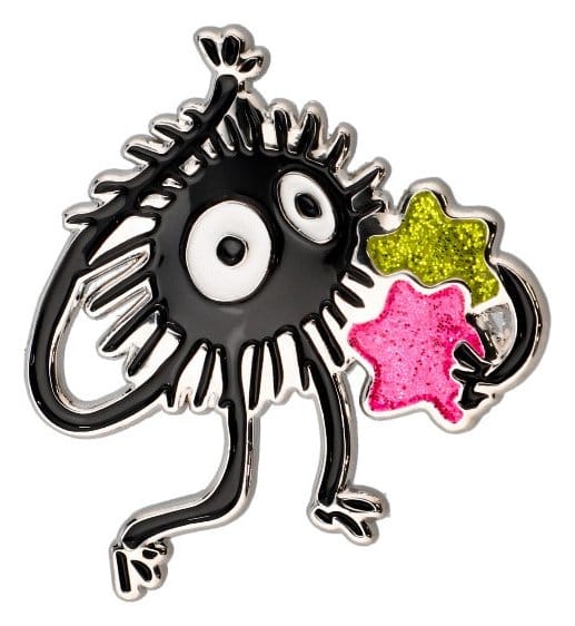 Chihiros Reise ins Zauberland Metall-Brosche Susuwatari
