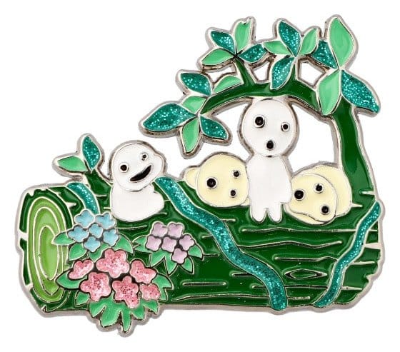 Prinzessin Mononoke Metall-Brosche Kodama