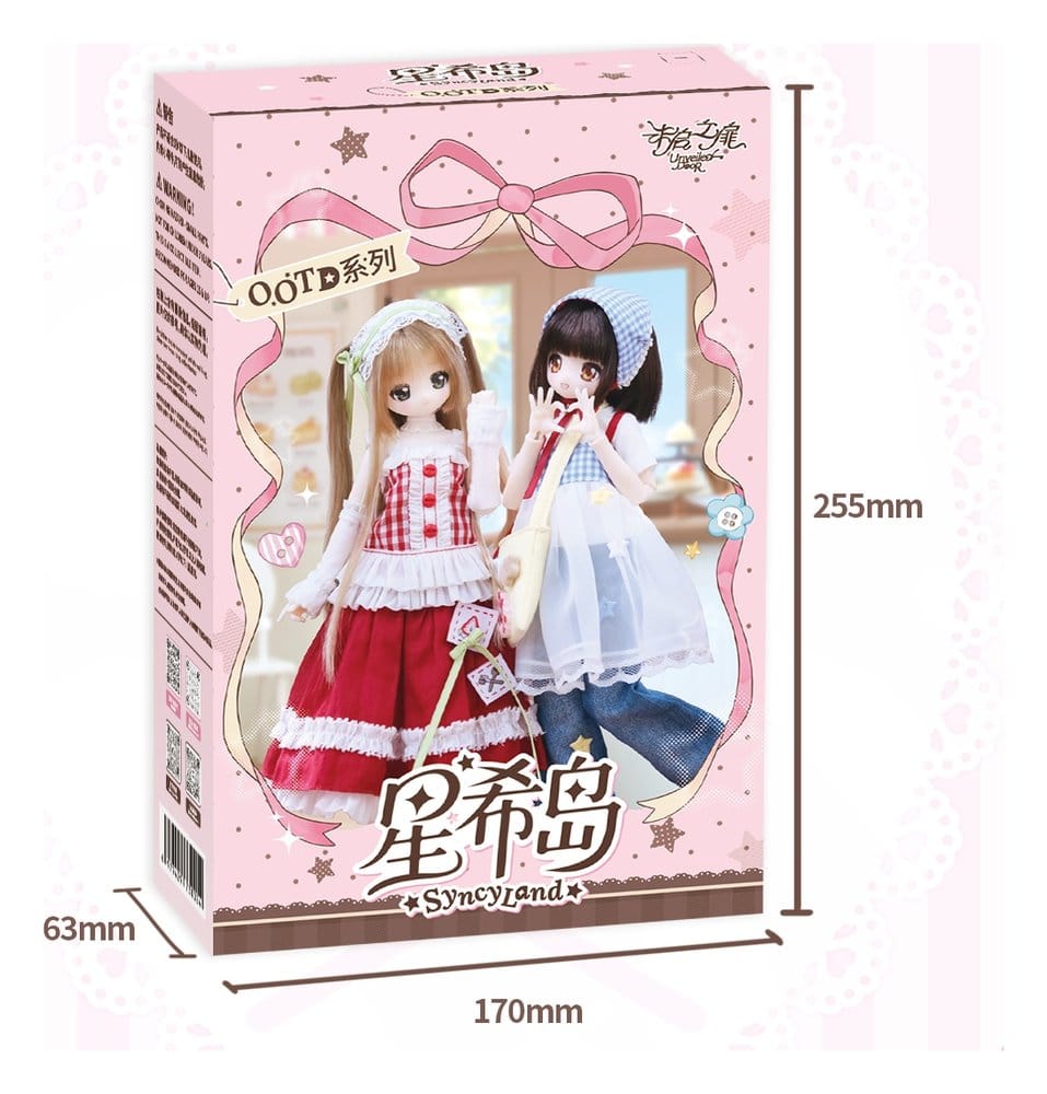 SyncyLand Actionfiguren 6er-Pack OOTD Series 23 cm Blind Box