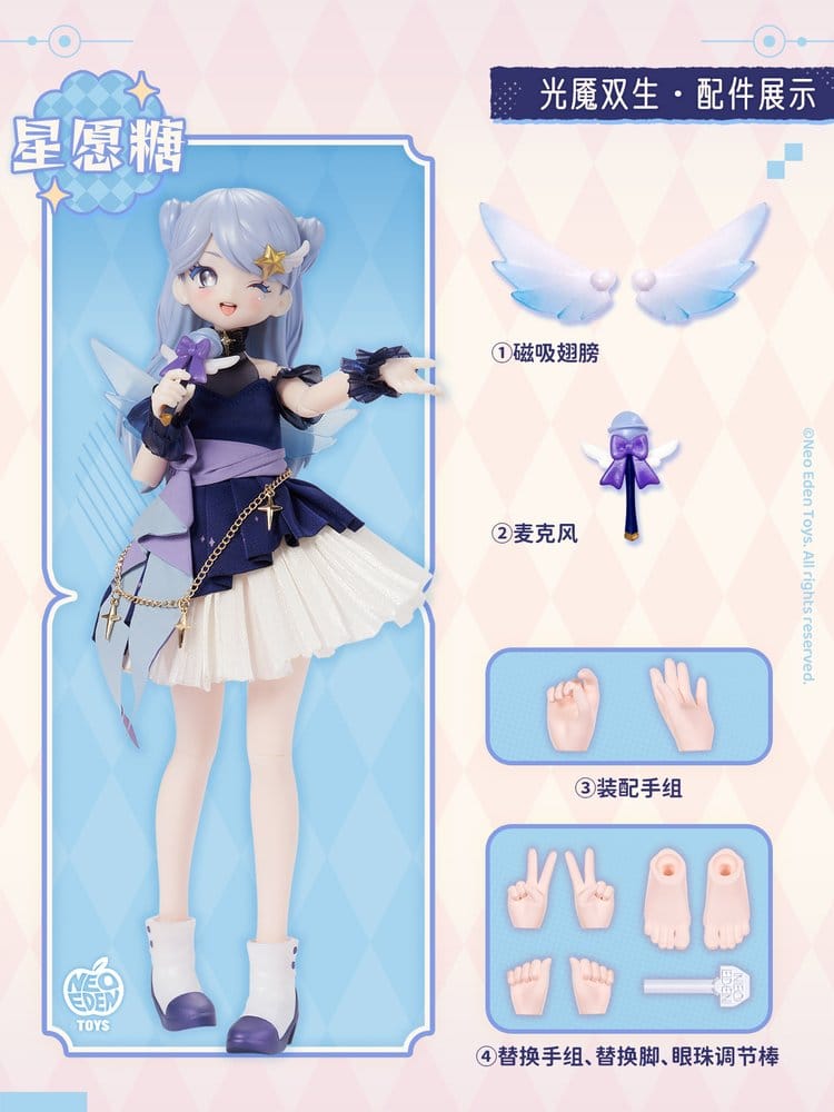 Original Character Sammelfiguren Unveiled Door Key Spirit Series BJD Doll Blind Box 22 cm Sortiment (6)