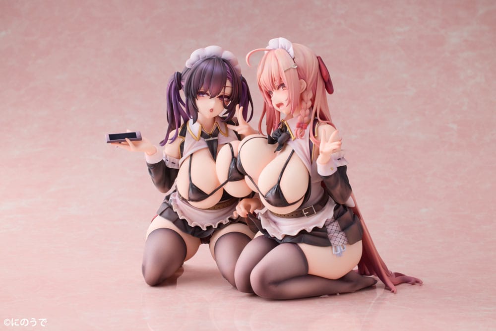 Original Character PVC Statuen 1/5 2er-Set Koho Miya & Otsuhane Fuwari illustration by Ninoude 18 cm    