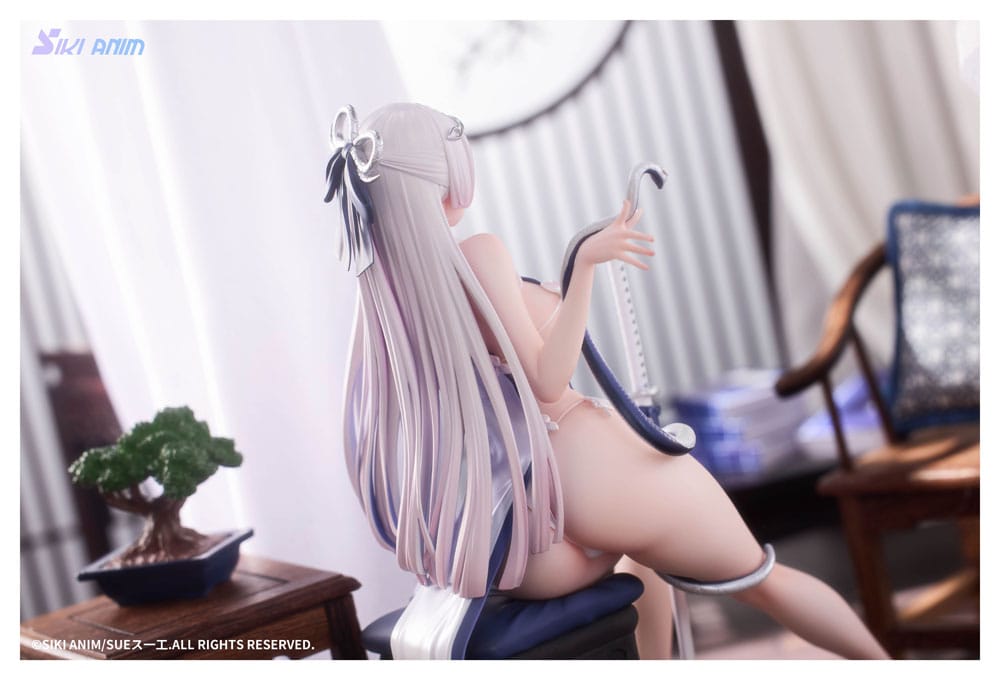 Original Character PVC Statue 1/7 The Color of the Blue - White Snake Normal Edition 20 cm