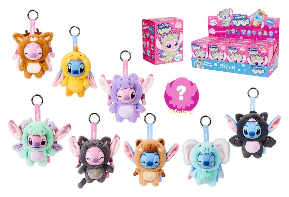 Disney YUYUS Plüschfigur Stitch & Angel Blindbox Display (8)