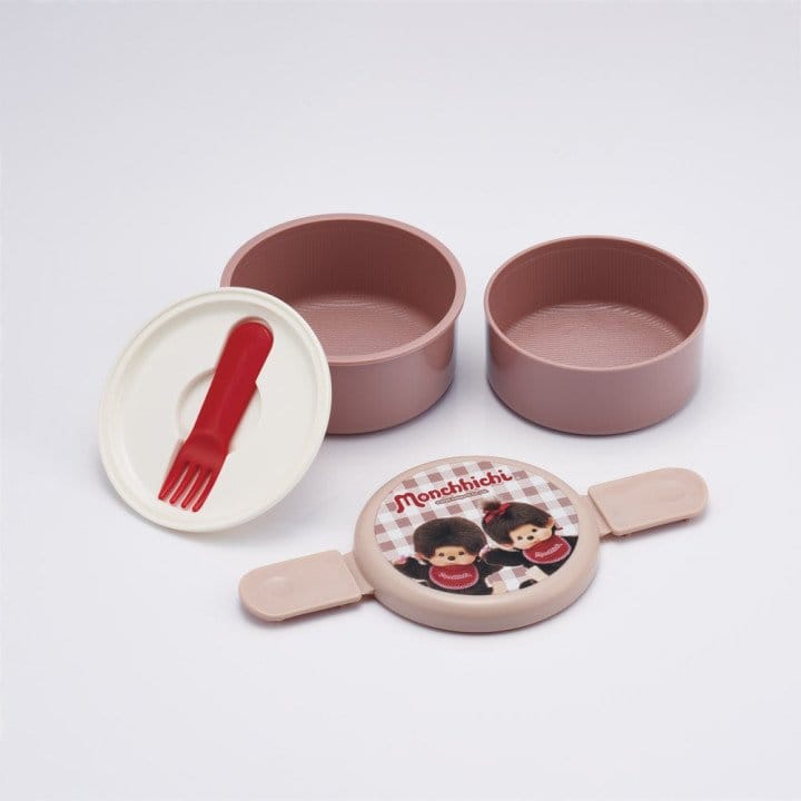 Monchhichi Zweilagige Runde Lunchbox