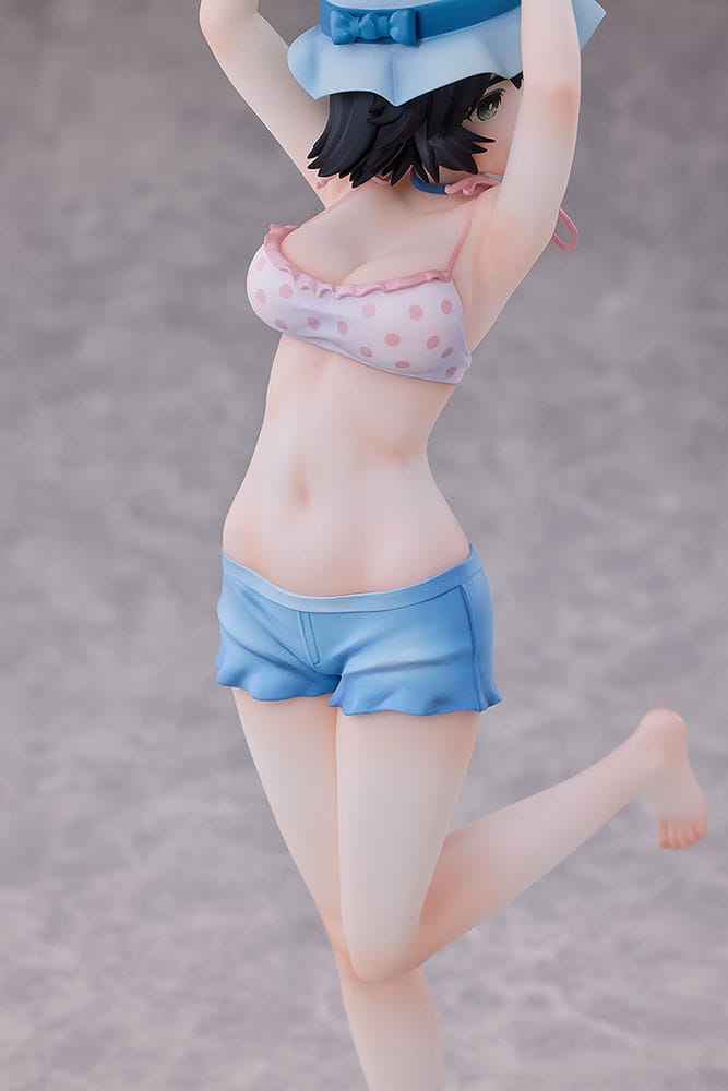 Steins Gate PVC Statuen 3er-Set 1/7 Suzuha Amane, Kurisu Makise, Mayuri Shiina Swimsuit Ver.  