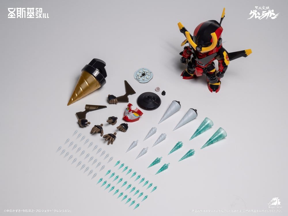 Gurren Lagann Chibi Bausatz Chibi-style Super Articulated 13 cm
