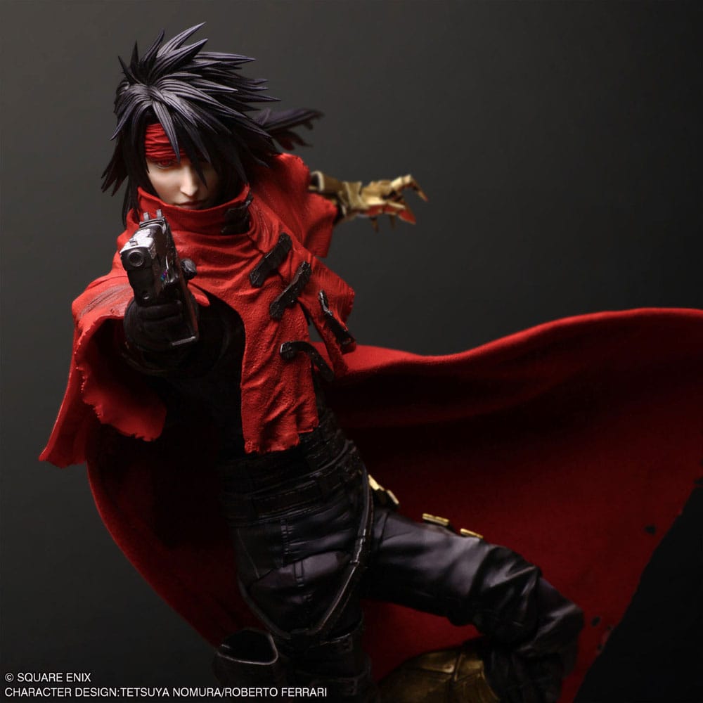 Final Fantasy VII Rebirth Play Arts Kai Actionfigur Vincent Valentine 28 cm    