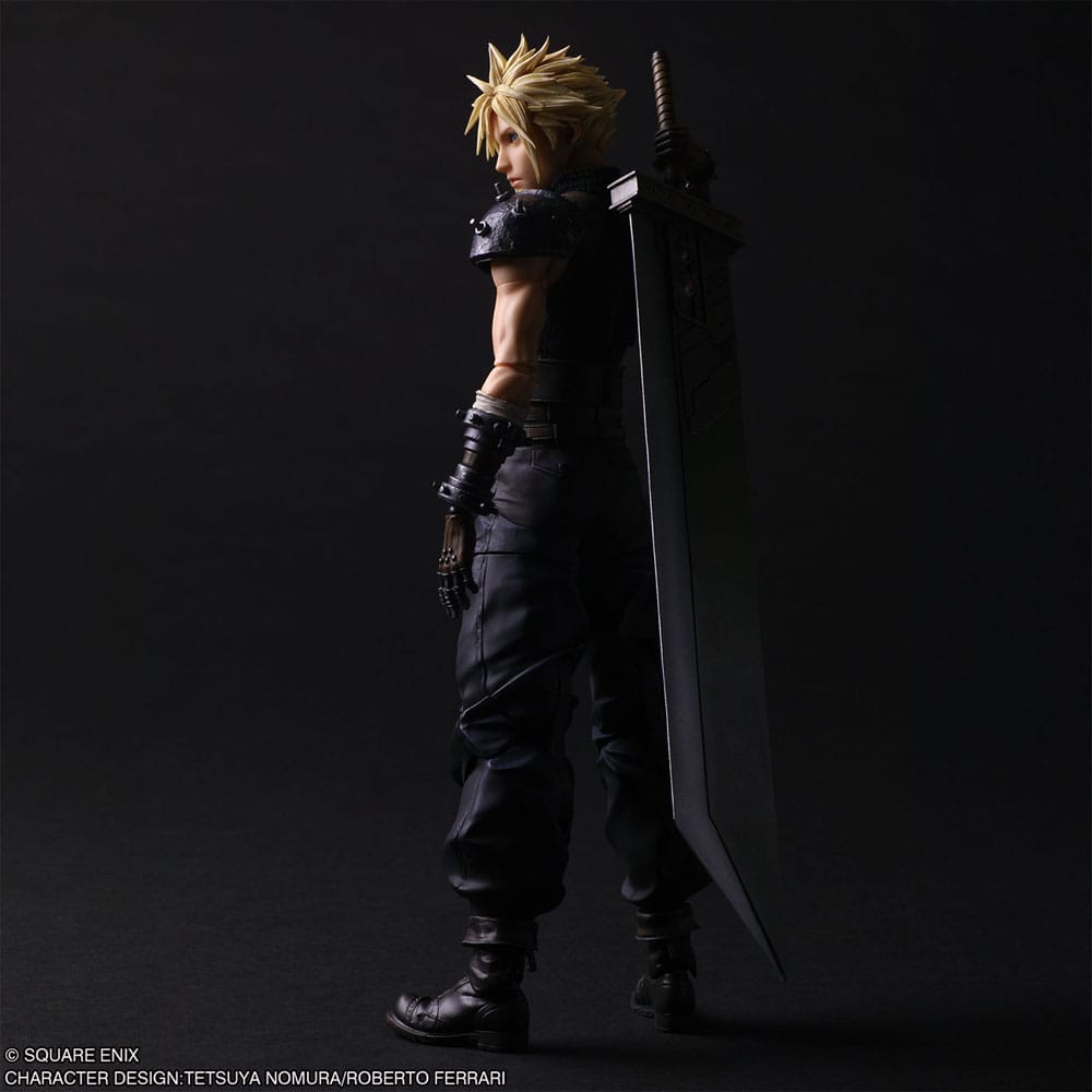 Final Fantasy VII Rebirth Play Arts Shin Actionfigur Cloud Strife 27 cm       