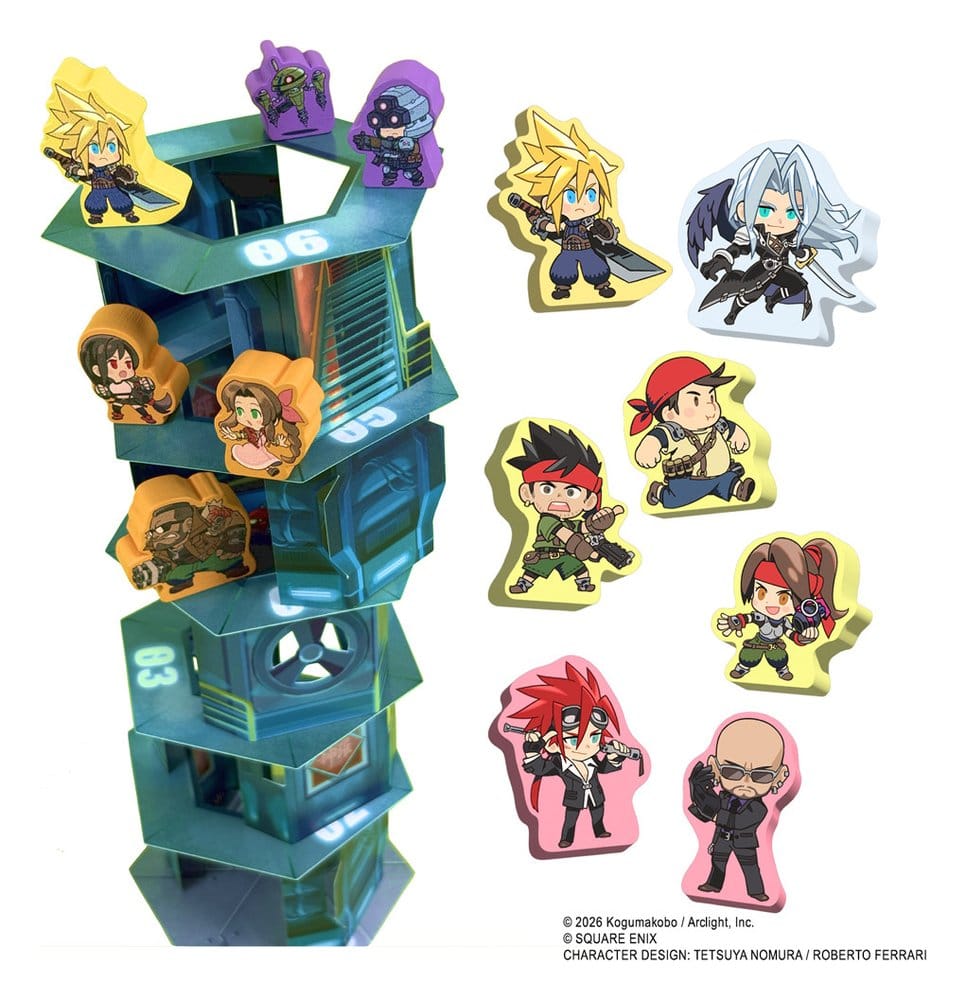 Final Fantasy VII Brettspiel Ascend The Shinra Tower
