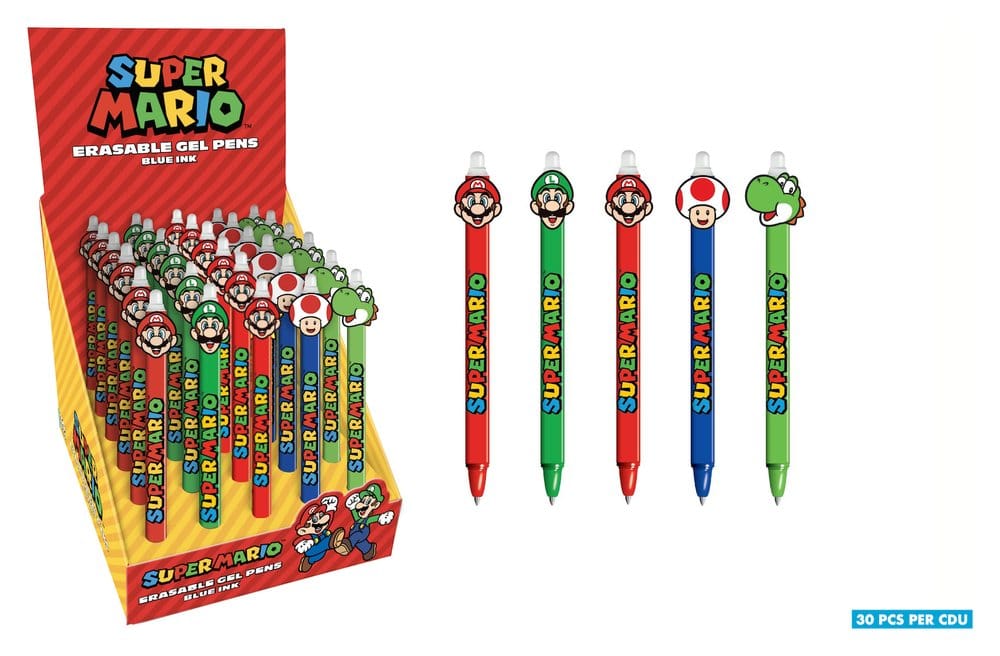 Super Mario Radierbarer Gelstift Display (30)