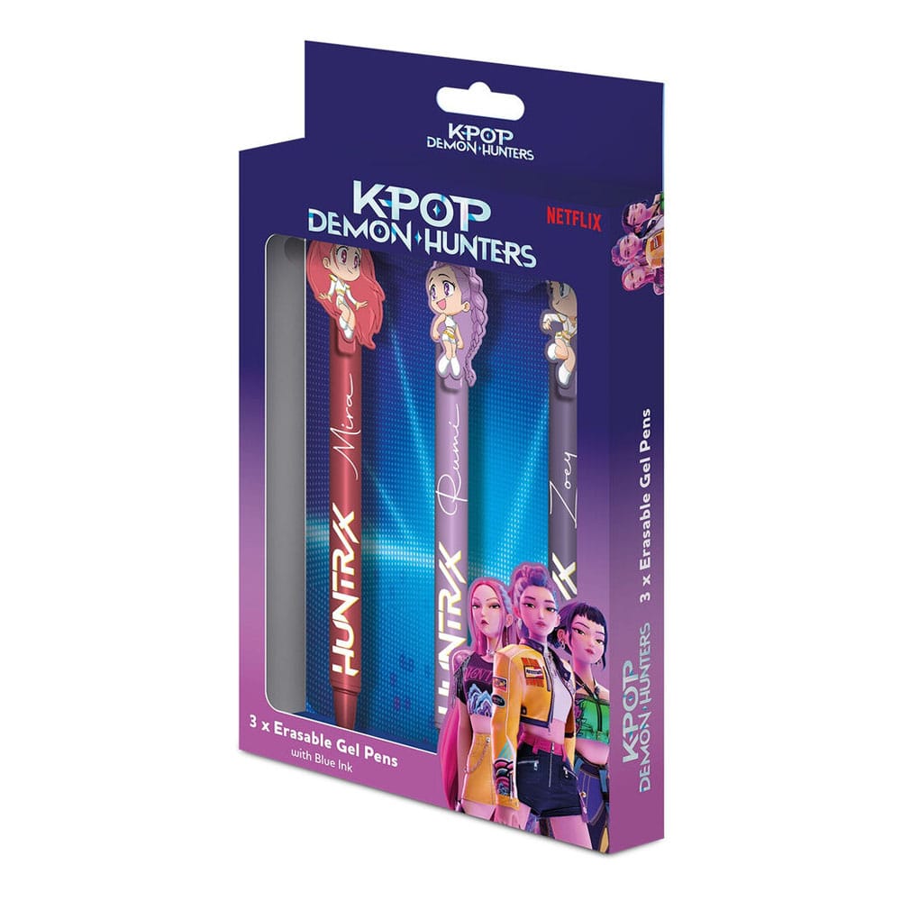 KPop Demon Hunters Gelstifte 3er-Pack Erasable