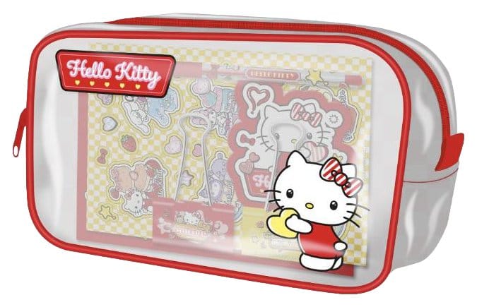 Hello Kitty and Friends Federmäppchen-Set Transparent American Diner Version