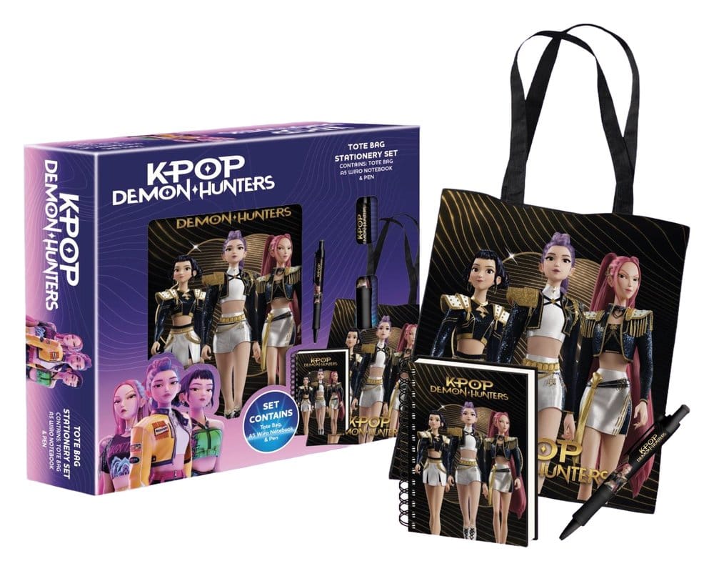 KPop Demon Hunters Schreibwaren-Set in Tragetasche Golden Display (6)