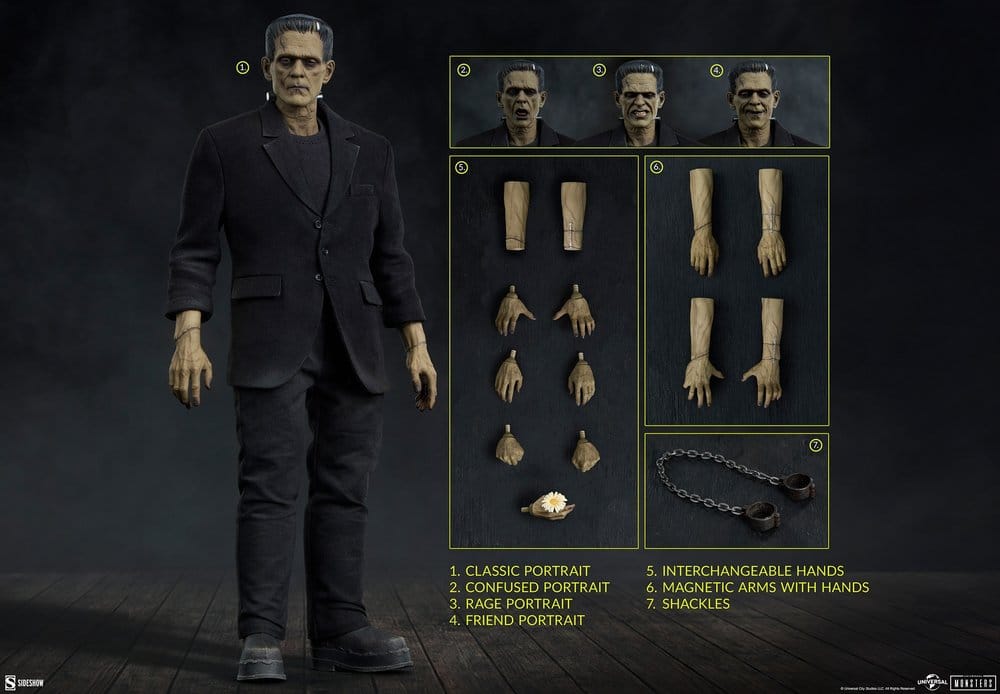 Universal Monsters Actionfigur 1/6 Frankenstein (Deluxe Plus Edition) 33 cm