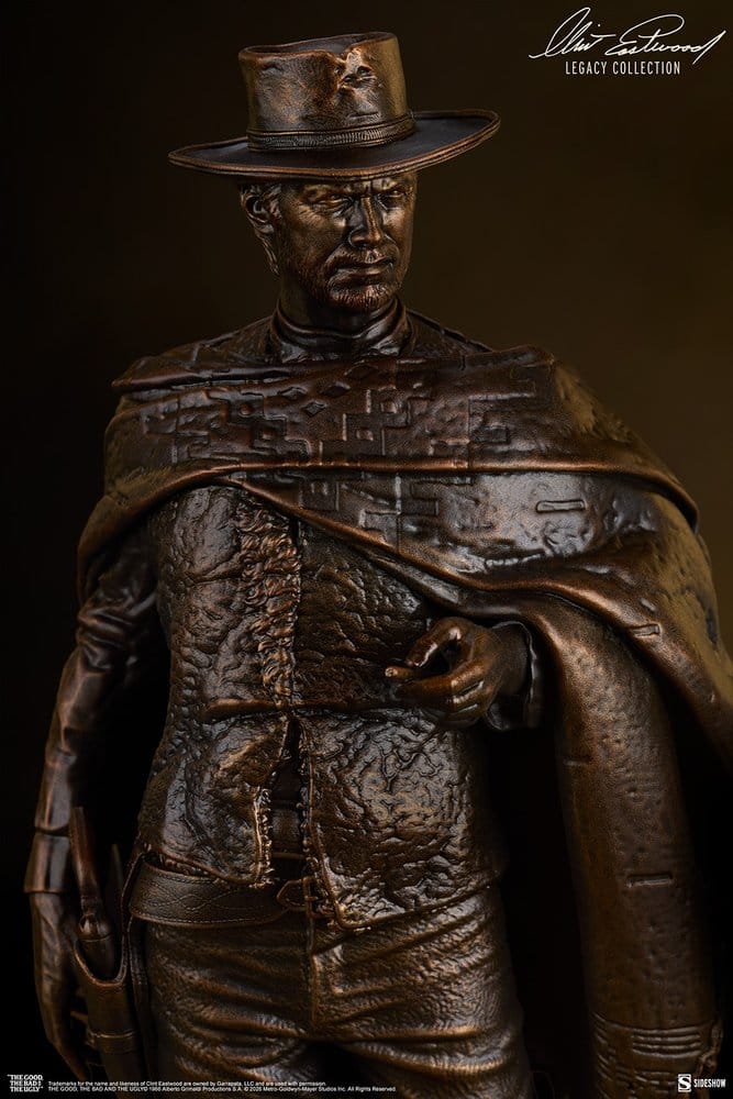 Zwei glorreiche Halunken Statue The Man with No Name (Faux Bronze) 39 cm