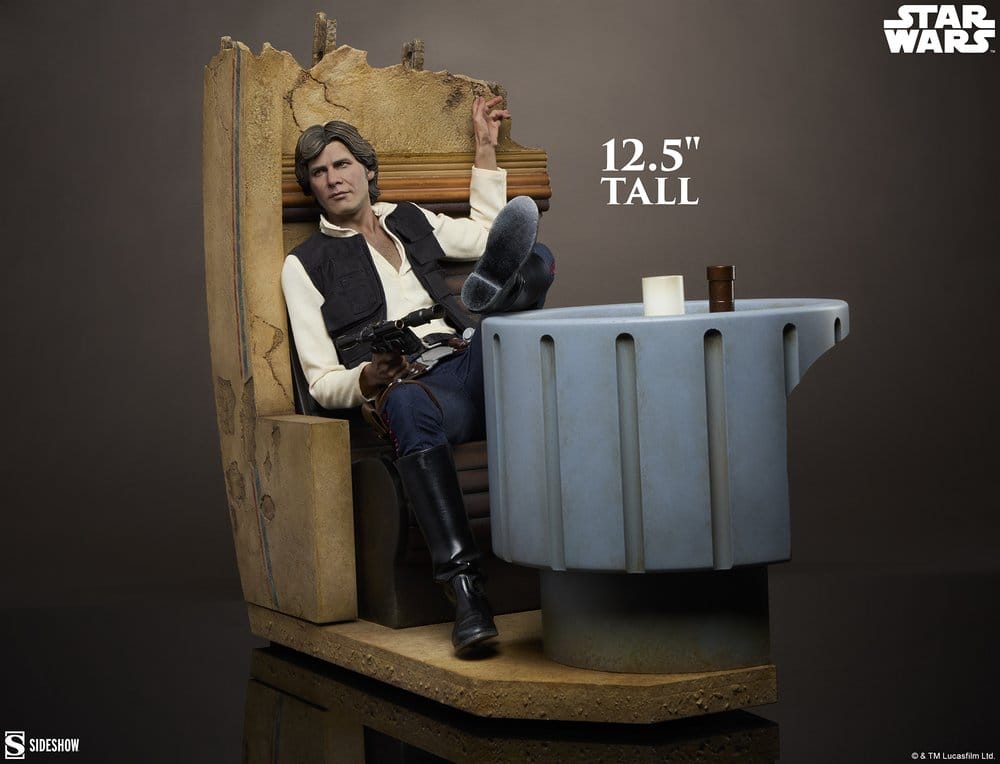 Star Wars Episode IV Mixed Media Premium Format Figur Han Solo: Sorry About the Mess 32 cm
