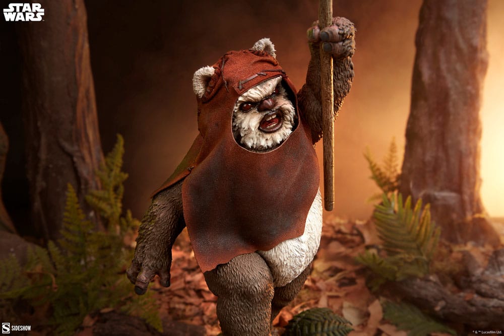  Star Wars: Episode VI - Die Rückkehr der Jedi-Ritter Premium Format Statue Wicket 46 cm