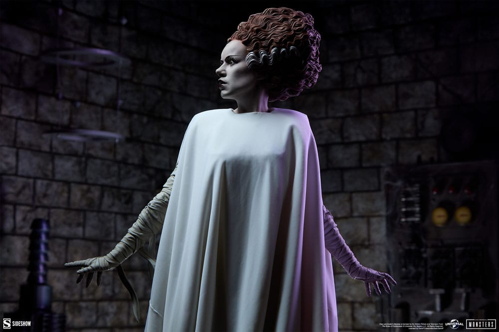 Frankensteins Braut Premium Format Mixed Media Statue The Bride of Frankenstein (Fabric Costume) 55 cm 