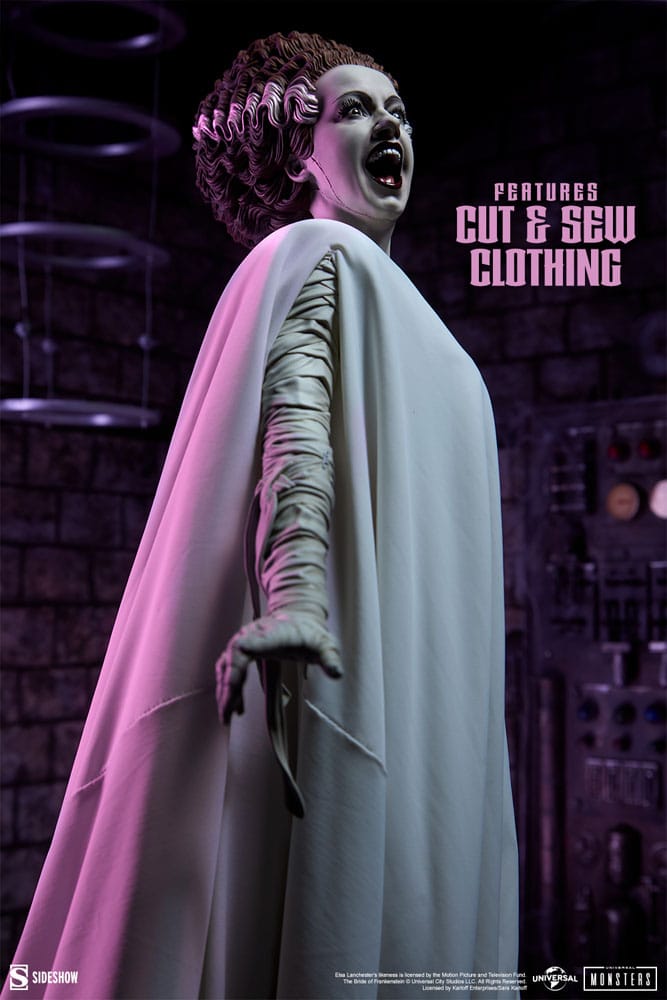Frankensteins Braut Premium Format Mixed Media Statue The Bride of Frankenstein (Fabric Costume) 55 cm 