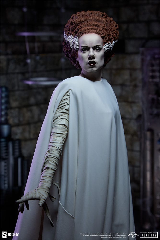 Frankensteins Braut Premium Format Mixed Media Statue The Bride of Frankenstein (Fabric Costume) 55 cm 