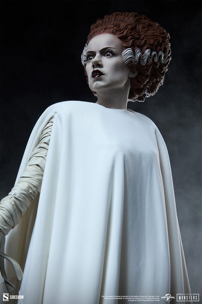 Frankensteins Braut Premium Format Mixed Media Statue The Bride of Frankenstein (Fabric Costume) 55 cm 