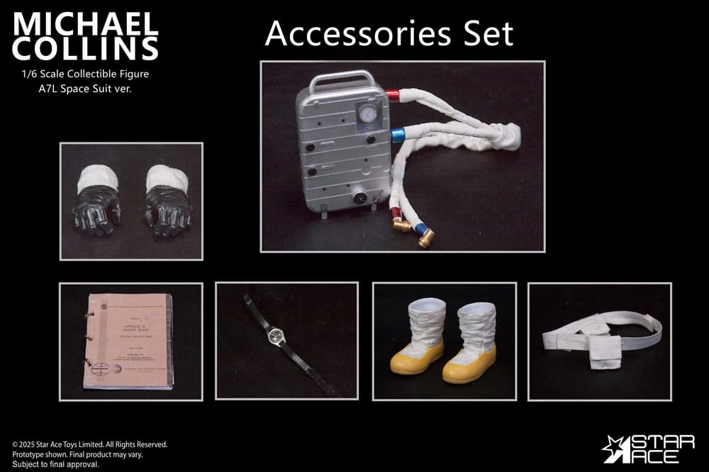 Apollo 11 Zubehör für 1/6 Actionfigur Michael Collins   