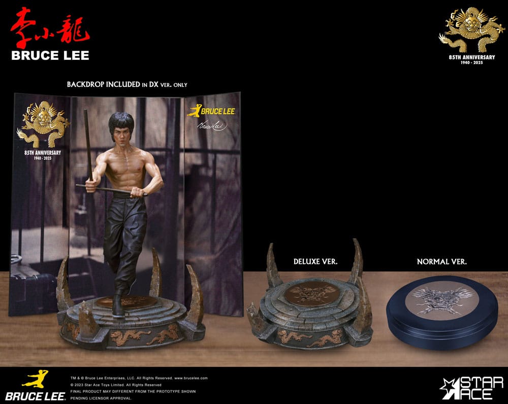 Der Mann mit der Todeskralle My Favourite Movie Statue 1/6 Bruce Lee Kali Sticks Fight Deluxe Basement  Version 30 cm