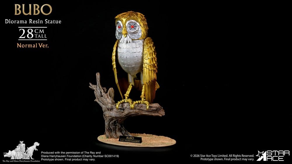 Ray Harryhausens Diorama Resin Statue Bubo Normal Ver. 28 cm