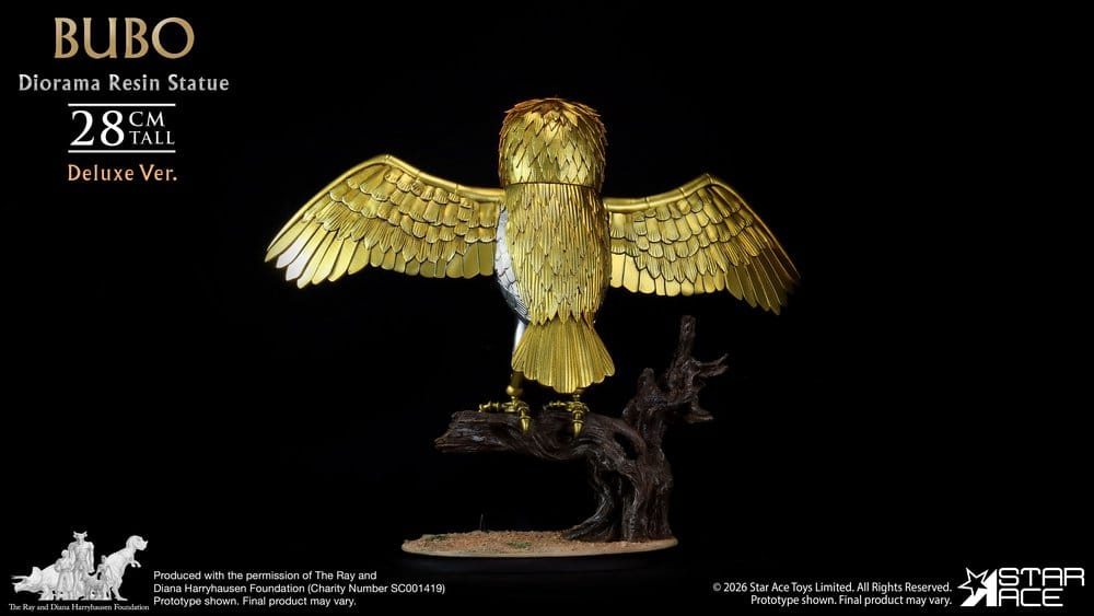 Ray Harryhausens Diorama Resin Statue Bubo Deluxe Ver. 28 cm