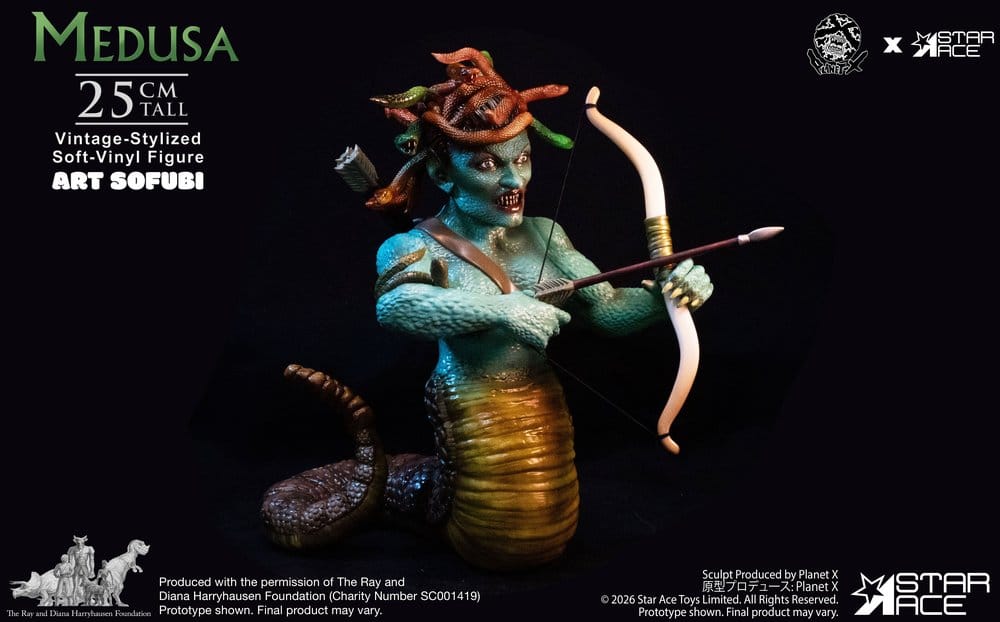 Ray Harryhausen Soft Vinyl Statue Medusa (Vintage-Style) 25 cm