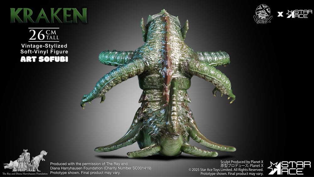 Ray Harryhausens Soft Vinyl Statue The Kraken Vintage Style 25 cm     