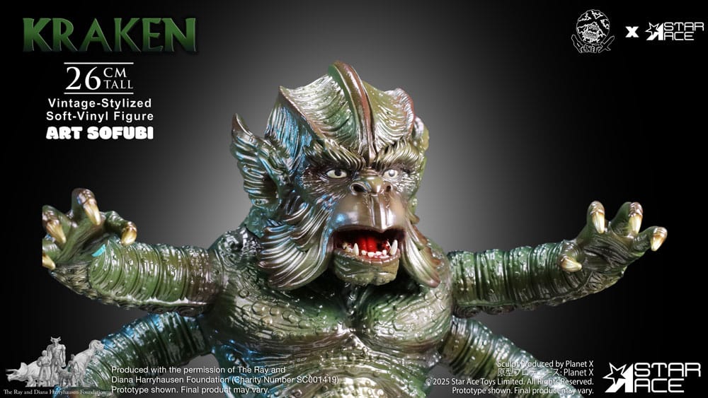 Ray Harryhausens Soft Vinyl Statue The Kraken Vintage Style 25 cm     