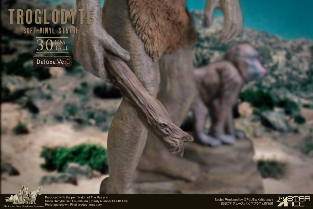 Ray Harryhausens Soft Vinyl Statue Troglodyte Deluxe Version 30 cm      