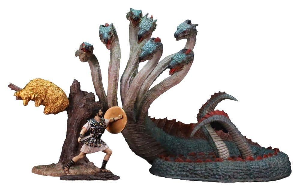Ray Harryhausen Painted Statue Hydra with Jason Warrior & Golden Fleec