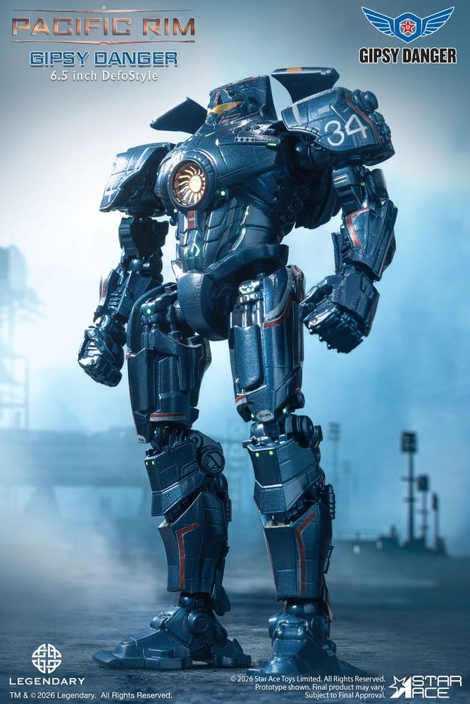 Pacific Rim DefoStyle Figur Gipsy Danger DX 17 cm