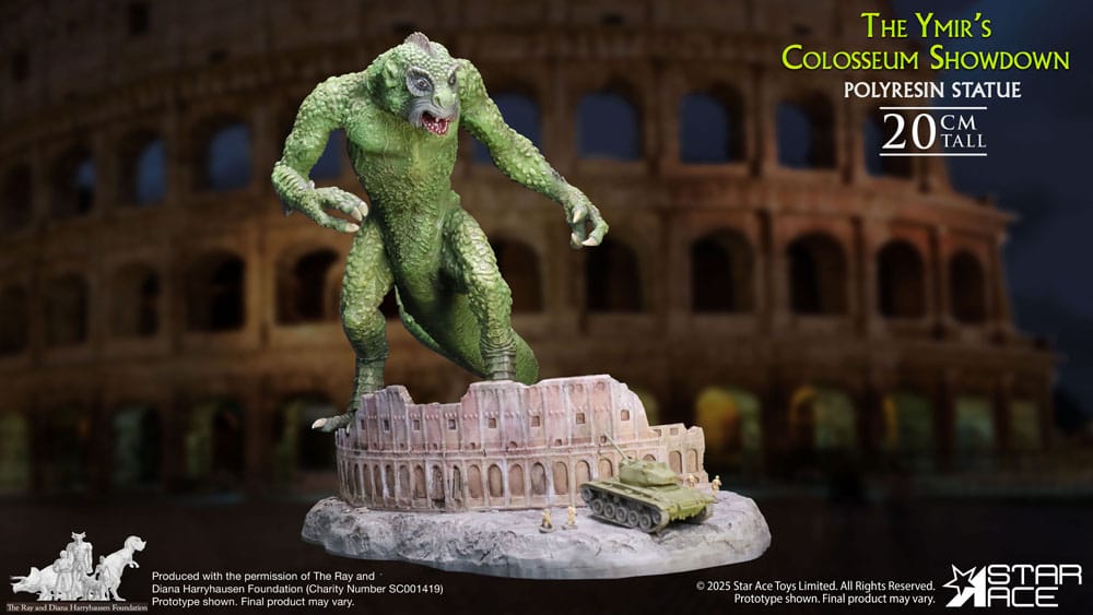 Ray Harryhausen Diorama 1/8  The Ymir's Colosseum Showdown 20 cm