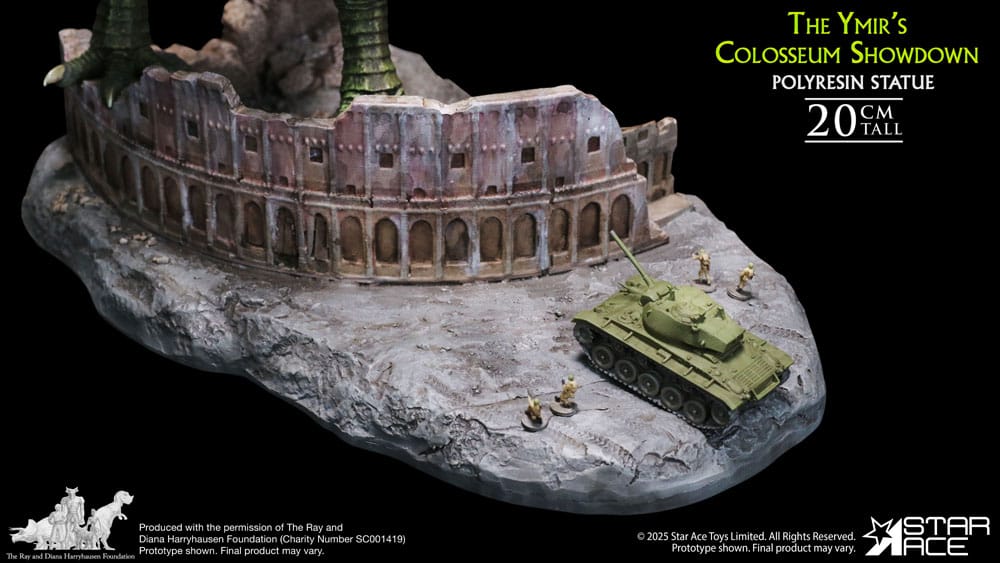 Ray Harryhausen Diorama 1/8  The Ymir's Colosseum Showdown 20 cm