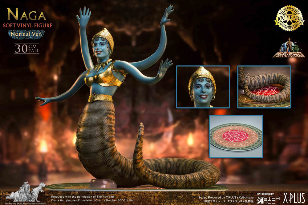 Sindbads siebente Reise Soft Vinyl Statue Ray Harryhausens Naga (Snake Woman) Deluxe Version 31 cm