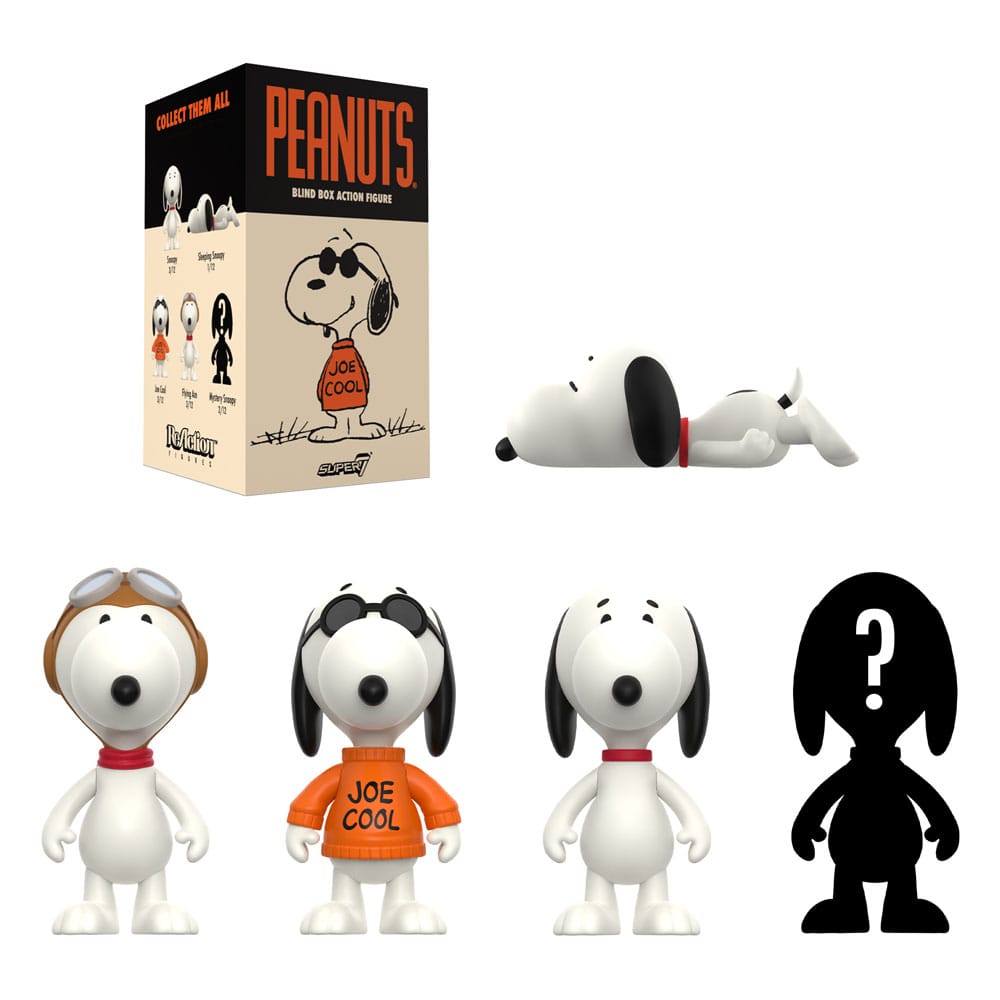Peanuts ReAction Actionfiguren 10 cm Wave 06 So Many Snoopies! Blind Box Display (12) 